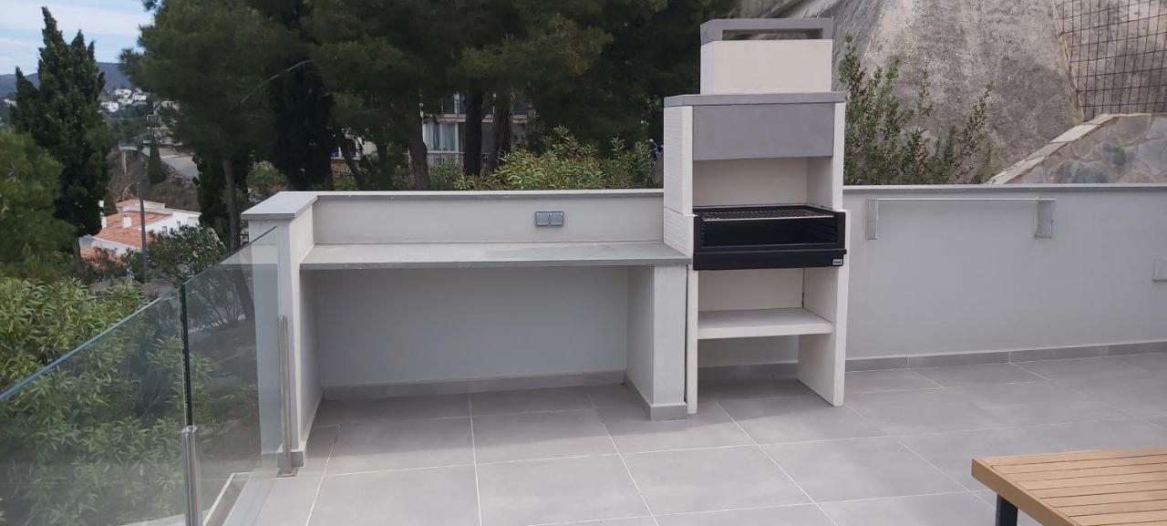Apartamento Con Terraza Y Vistas Al Mar Rosas Exteriör bild